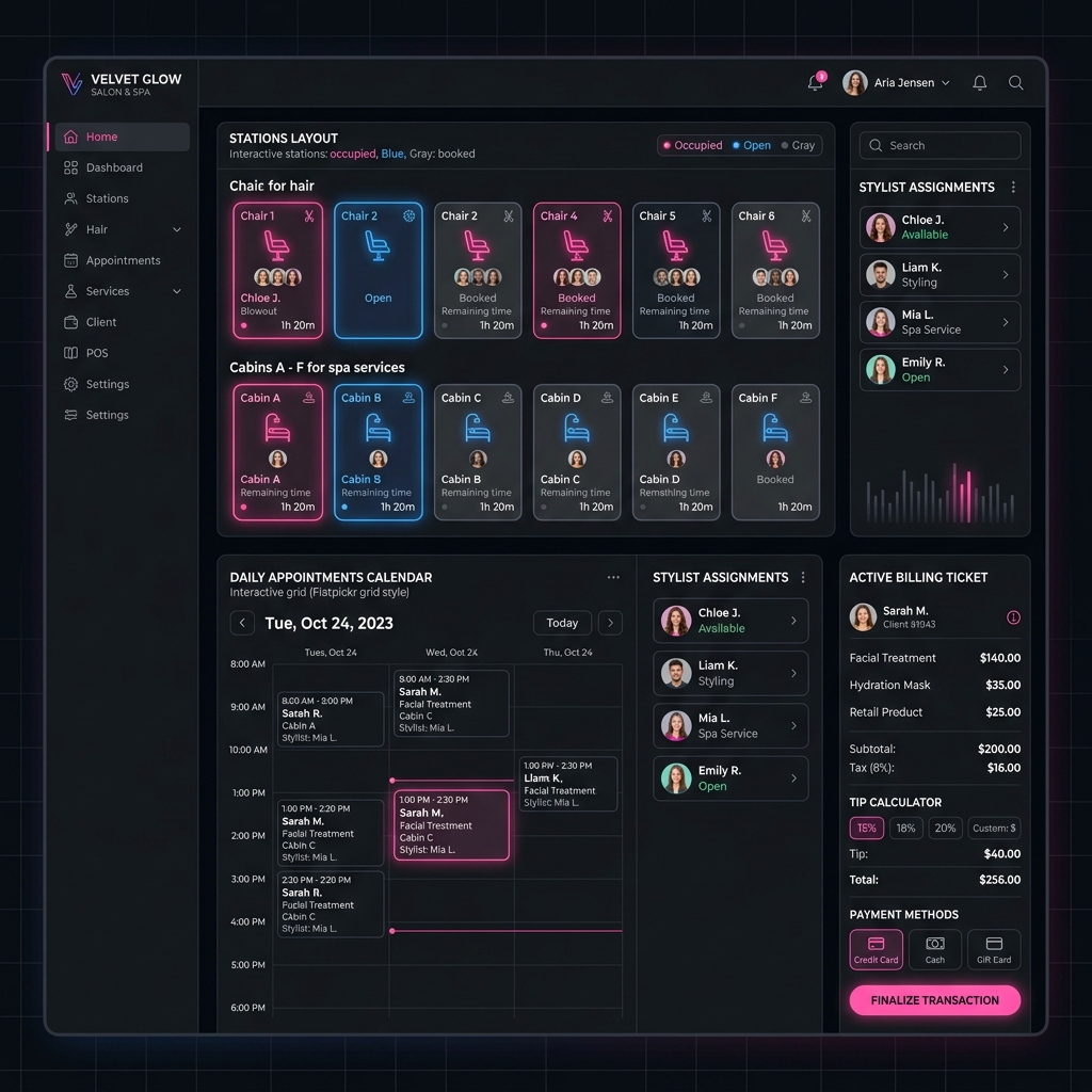 SPA POS Dashboard